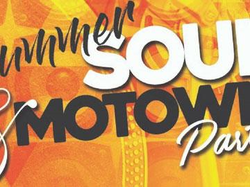 Promotional banner for Soul & Motown party at Uttoxeter Racecourse.