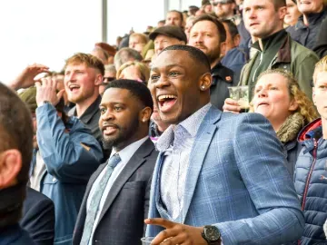 men at Uttoxeter Racecourse