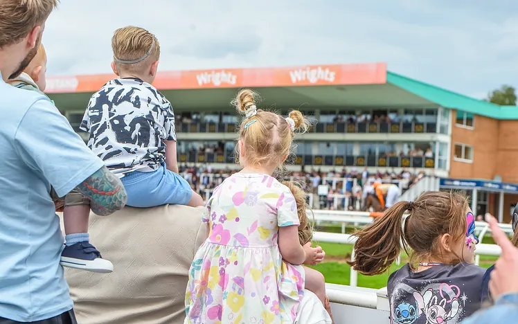 Family at Uttoxeter Racecourse